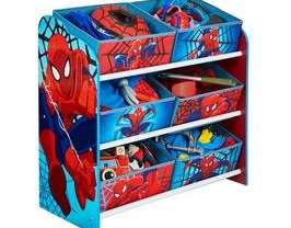 Spiderman toy basket shelf - 5013138663523