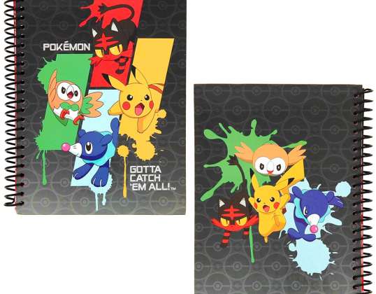 Pokemon Sun & Moon A5 Wheelnotebook - 5055918629794