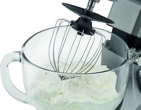Clatronic KM 3663 Knetmaschine 1000 Watt 4,7 L Glasschüssel
