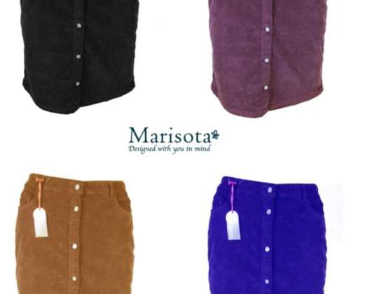 Marisota Corduroy plus size women skirts