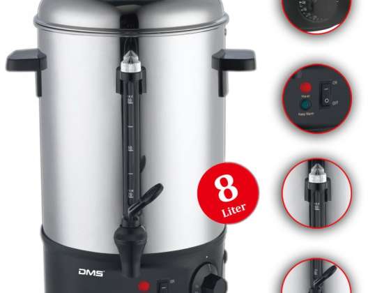 DMS® 8 L Glühweinkocher Glühweinautomat Wasserkocher Heißwasserspender