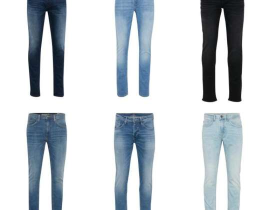 Blanda Mens Jeans Byxor Mix Rester Märken Jeans Mode
