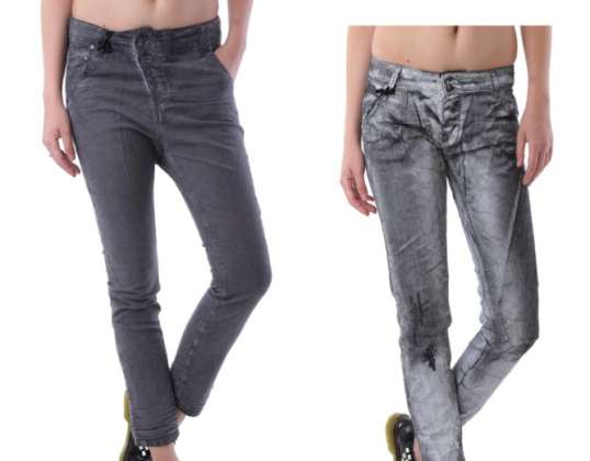 STOCK WOMAN&#39;S JEANS PANTS SEXY WOMAN F/W