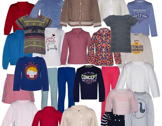 Lot of Varied Children's Clothing Ref. 010 pants, shirts, jerseys etc.