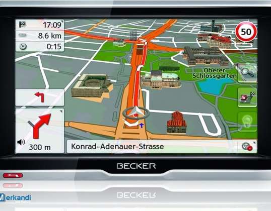 Car Navigation Becker Professional 5 LMU MAPAS DE POR VIDA !!!