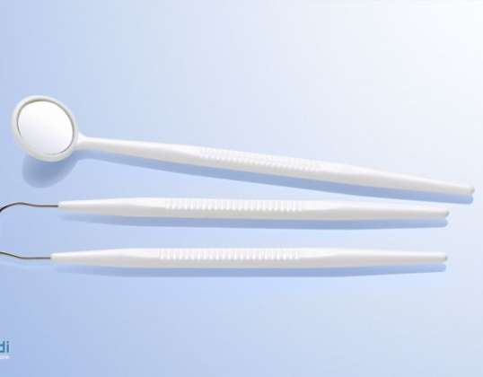 Herramientas de dentista - utensilios de cuidado dental - Set 3pcs.