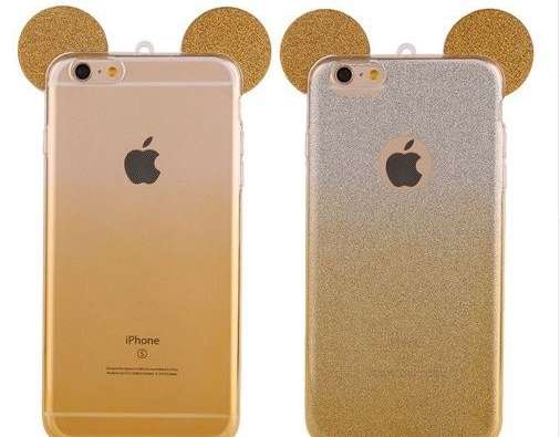 ESTUCHE ETUI 3D MICKEY LG K10 2017 ORO