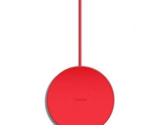 CARGADOR NOKIA INDUCCIÓN INALÁMBRICA QI ROJO DT601