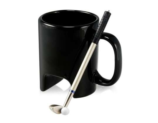 MUG GOLF GOLF OFFICE CADEAU GOLFEUR + BÂTON