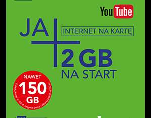 KARTA STARTOWA STARTÓWKA STARTER PLUS - JA + INTERNET NA KARTĘ 5ZŁ/2GB