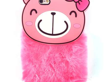 ESTUCHE 3D OSITO DE PELUCHE ROSA HUAWEI P10 LITE