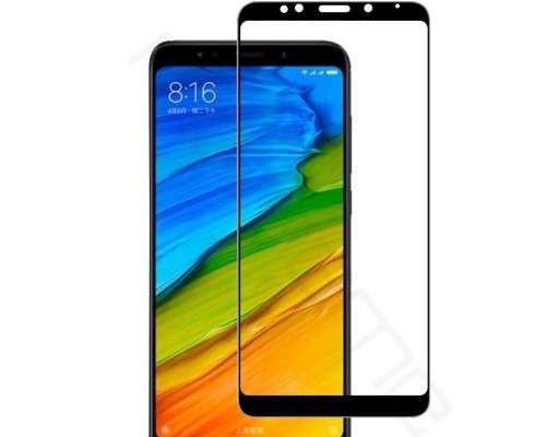 VERRE TREMPÉ PLEIN ÉCRAN 3D XIAOMI REDMI 5 GEL CADRE NOIR