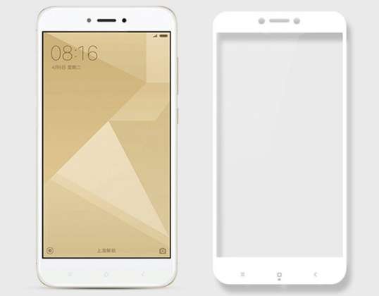 TEMPERED GLASS FULL SCREEN 3D XIAOMI REDMI NOTE 4 WHITE