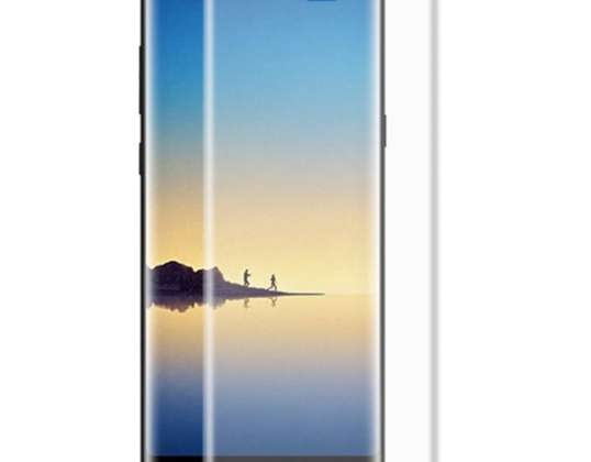 VERRE TREMPÉ 3D SAMSUNG GALAXY NOTE 8 TRANSPARENT