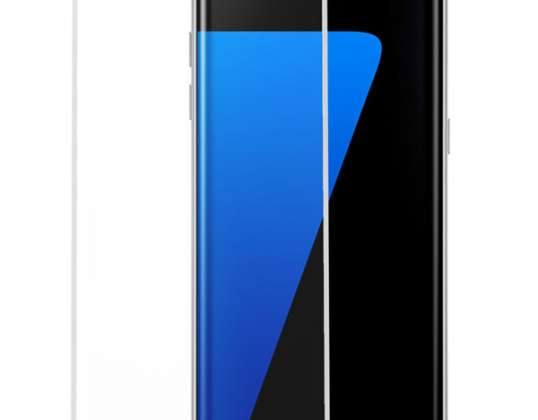 GRŪDINTAS STIKLAS 3D SAMSUNG GALAXY S7 KRAŠTAS BALTAS