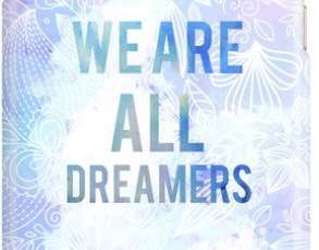 GRAPPIG BOEK CASE OVERPRINT WE ARE ALL DREAMERS IPHONE 6 6S