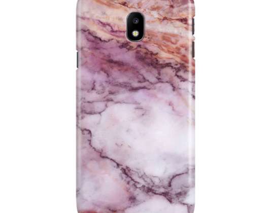 LUSTIGE HÜLLE DRUCK MARMOR ROSA SAMSUNG GALAXY J3 2017