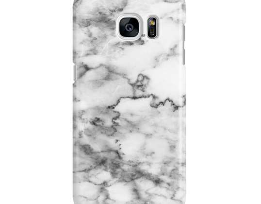 MORSOMT BOKDEKSEL OVERTRYKK SAMSUNG GALAXY MARBLE GRÅ S7