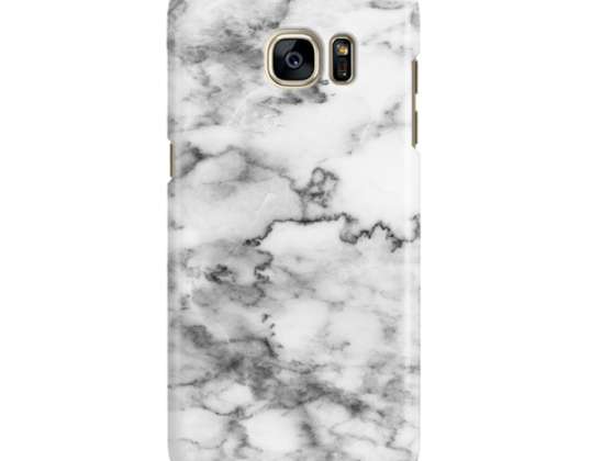 FUNNY BOOK CASE OVERPRINT SAMSUNG GALAXY GRIS MÁRMOL S7 EDGE