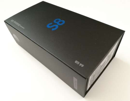 BOX SAMSUNG GALAXY S8 MIDNIGHT BLACK BLACK 64GB