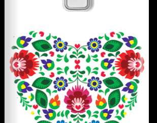 FUNDA DIVERTIDA FUNDA ESTAMPADA FLORES CORAZÓN BLANCO LG K8
