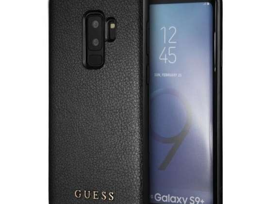 GUESS ÉTUI RIGIDE IRIDESCENT GUHCS9LIGLBK SAMSUNG GALAXY S9 PLUS NOIR