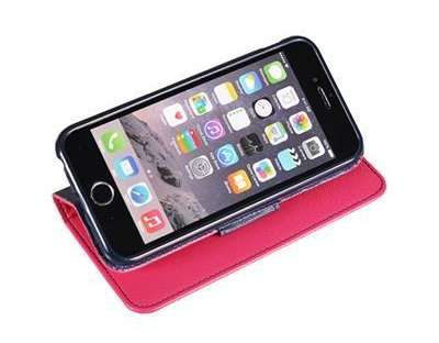 ESTUCHE DE LUJO SAMSUNG GALAXY S4 ROSA AZUL MARINO