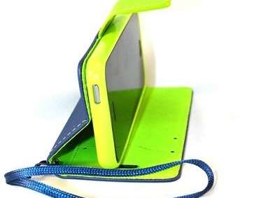 FANCY BOOK CASE SAMSUNG GALAXY S6 LIME