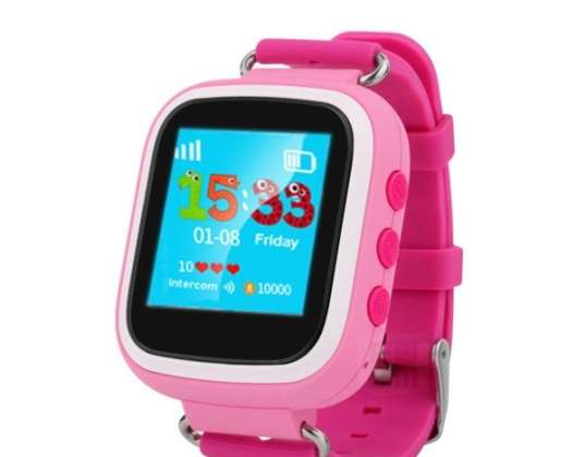 ÇOCUKLAR IÇIN AKILLI SAAT PEMBE Q06 GPS BULUCU