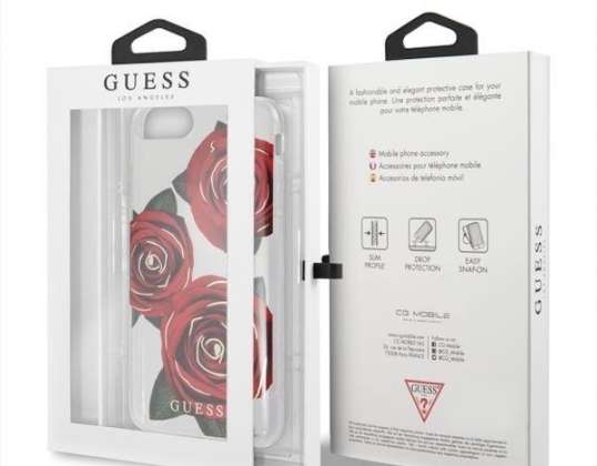 TALÁLD KI, VIRÁG VÁGY RED ROSE IPHONE 7 8 PLUS ÁTLÁTSZÓ GUHCI8LROSTR
