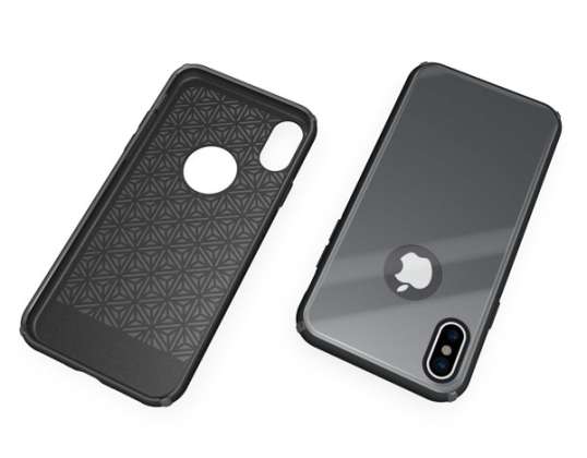 KARKAISTU LASIKOTELO HARMAA IPHONE X