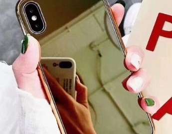 FUTRĀLIS SPOGUĻA KORPUSS GOLD IPHONE X