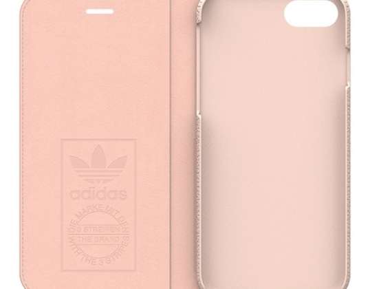 ADIDAS VAI BUKLETA FUTRĀLIS IPHONE 7 8 ROZĀ-BALTĀ BI8053