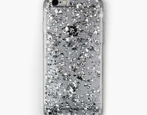 CUSTODIA GLITTER ARGENTO HUAWEI P9 LITE