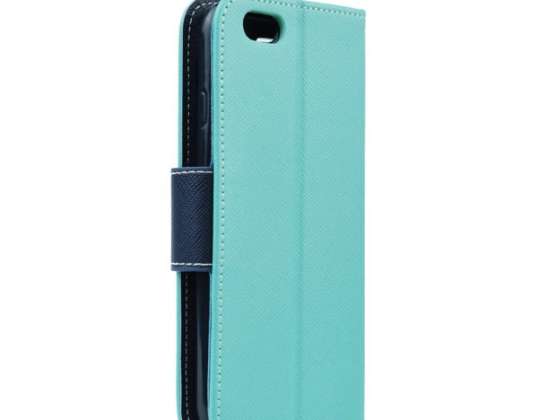 FANCY BOOK CASE HUAWEI Y6 II MINT NAVY BLUE