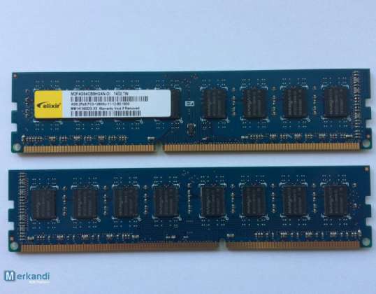 4GB DDR3 PC3-12800u RAM memory for PC