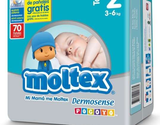 1680 Packungen Moltex Windeln - 70 Stück pro Packung