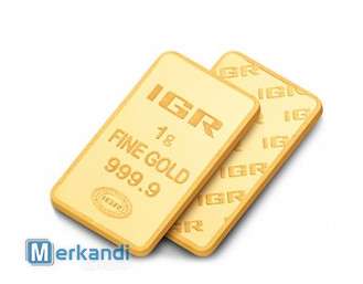 1 g Goldbarren (IGR Inc.) steuerbefreit nach § 25c USTG
