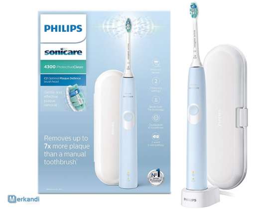 Philips Sonicare ProtectiveClean 4300 Electric Toothbrush with Travel