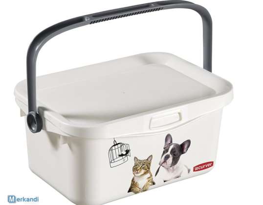 Boîte carrée Multiboxx Curver avec couvercle pour chiens