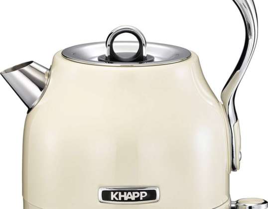 KHAPP - ретро - Premium из нержавеющей стали Электрический чайник