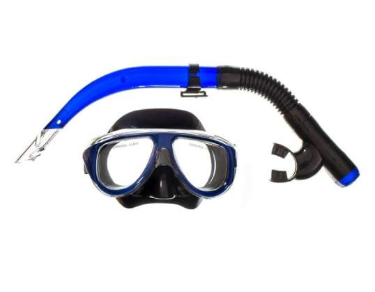 Seastar härdat glas högkvalitativ dykmask och snorkel