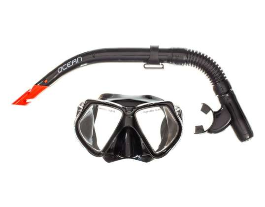 Gehärtetes Glas Maske Set mit Ocean Respirator 21085