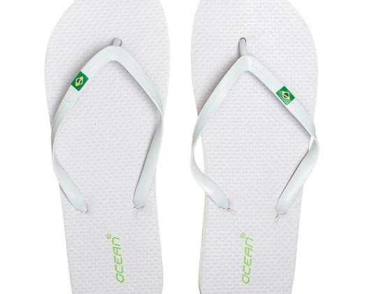 21201 Flip-Flops Women Brazilian Monochrome #38