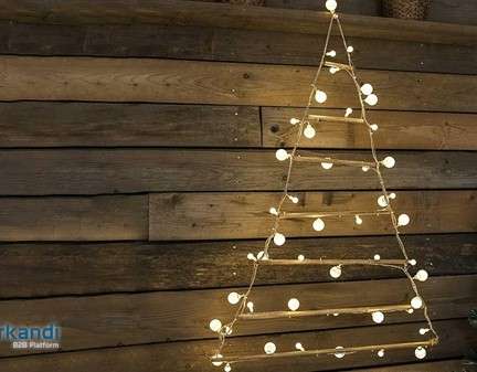Christmas trees with LED lights