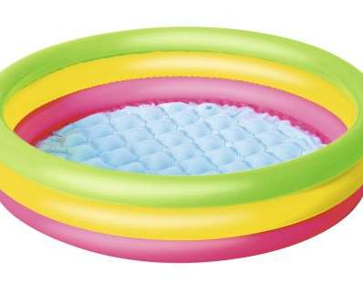 BESTWAY 51104 OPBLAASBAAR ZWEMBAD DRIE KLEUREN MEDIUM