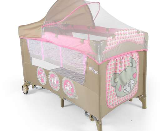 Milly Mally Wieg Mirage Deluxe Roze Speelgoed (0282, Milly Mally)