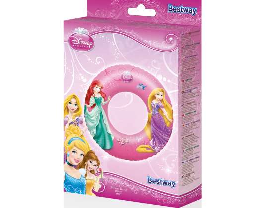 Bestway 91043 DISNEY PRINCESS SWIM RING 56cm (51099, Bestway)
