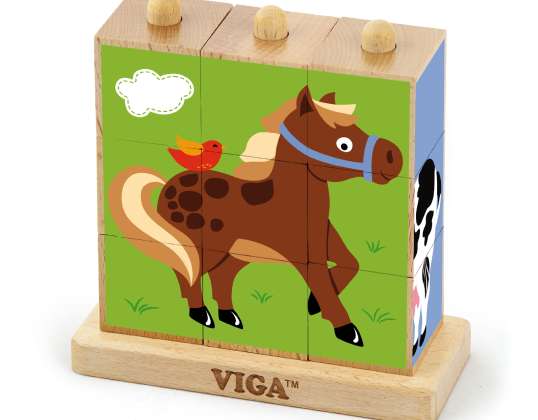 Viga 50833 Logic Cubes - Farm