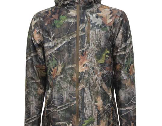 Unisex Ex Mossy Oak Big Tall Waterproof Jacket Jacht Vissen Outdoor